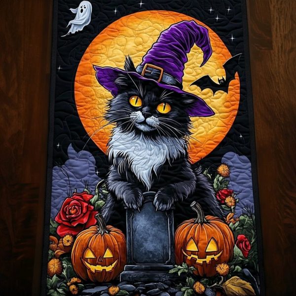 Spellbound Shadows Quilted Table Runner