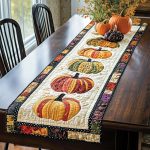 Spooky Harvest Quilted Table Runner