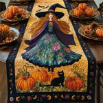 Spooky Whimsy Quilted Table Runner
