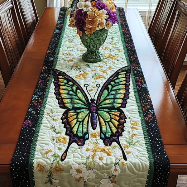 Spring Blossom Quilted Table Runner