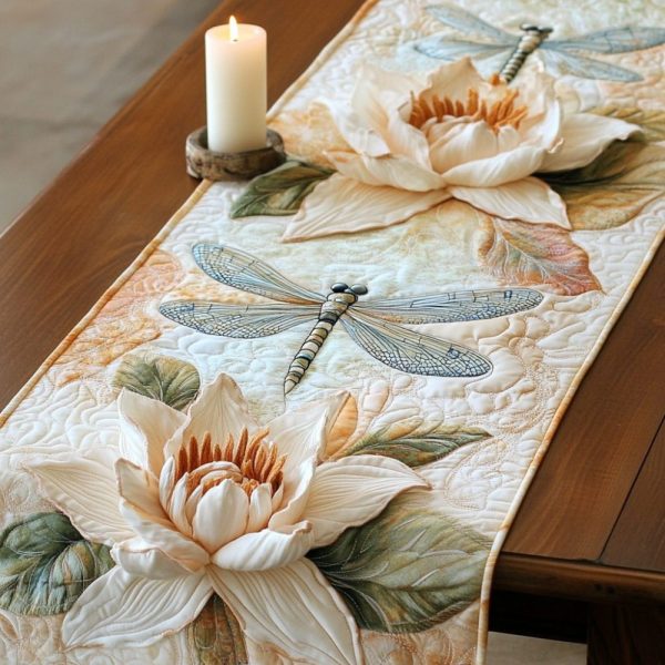 Spring Serenity Quilted Table Runner