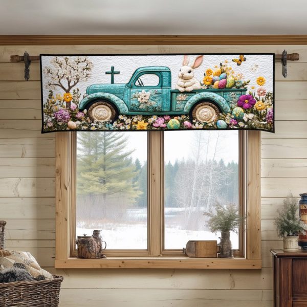 Springtime Blessings Quilted Valance