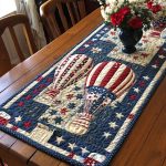 Star-Spangled Journey Quilted Table Runner