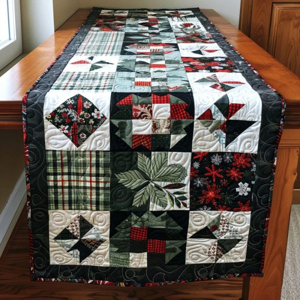 Star Sleigh Ride Quilted Table Runner