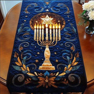 Starry Light Quilted Table Runner