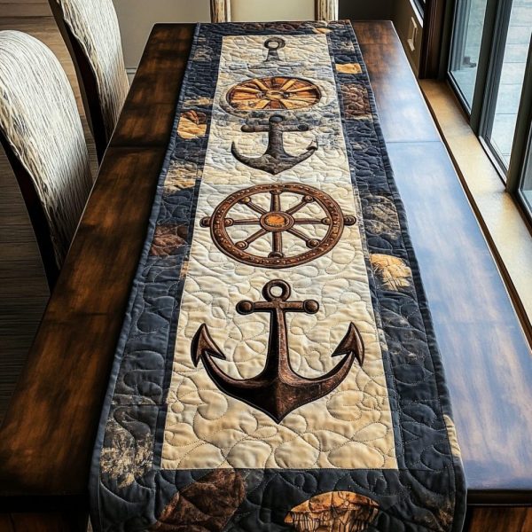 Steady Tide Quilted Table Runner