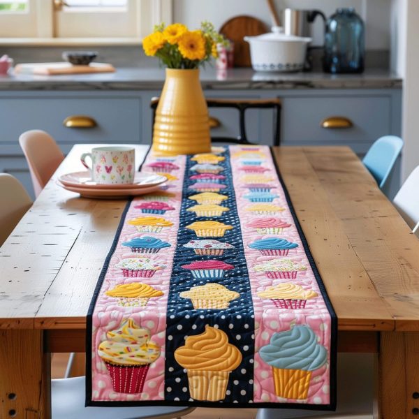 Sugary Bliss Quilted Table Runner