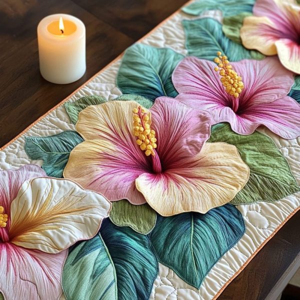 Summer Flora Quilted Table Runner