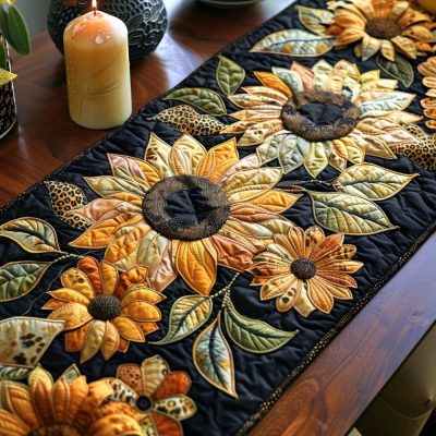 Summer Glow Quilted Table Runner
