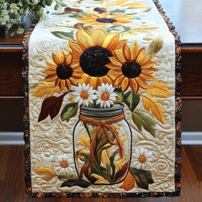 Summer Sunshine Quilted Table Runner