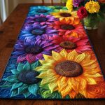 Sunburst Garden Quilted Table Runner