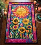 Sunflower Dawn Quilted Table Runner