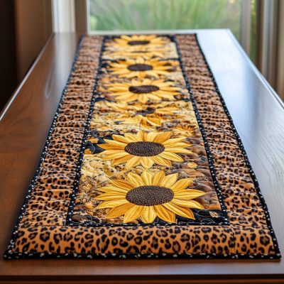 Sunflower Love Quilted Table Runner