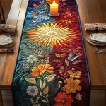 Sunlit Blooms Quilted Table Runner