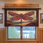 Sunlit Wings Quilted Valance