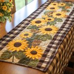 Sunny Charm Quilted Table Runner