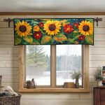 Harvest Glow Quilted Valance