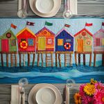 Sunny Retreat Quilted Table Runner