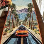 Sunset Highway Quilted Table Runner