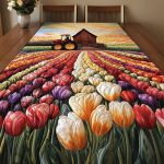 Sunset Tractor Ride Quilted Table Runner