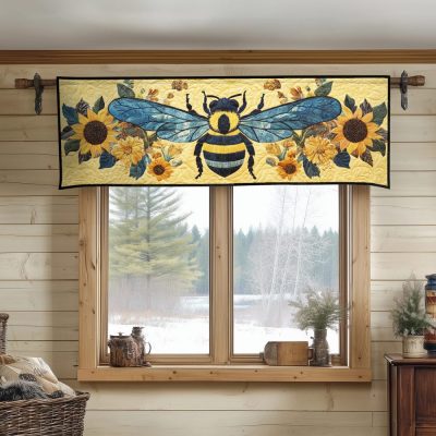 Sweet Nectar Quilted Valance