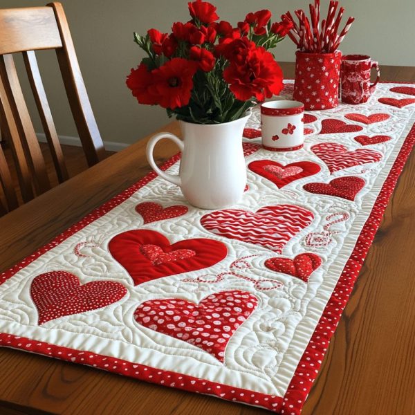 Tender Space Quilted Table Runner
