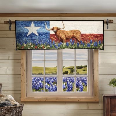Texas Breeze Quilted Valance