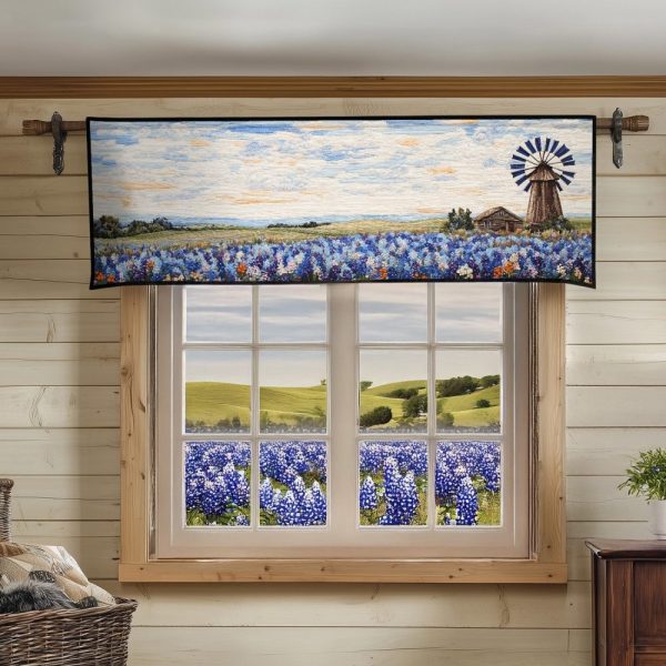 Texas Trails Quilted Valance