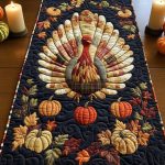 Thankful Turkey Quilted Table Runner