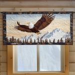 The Eagles Realm Quilted Valance