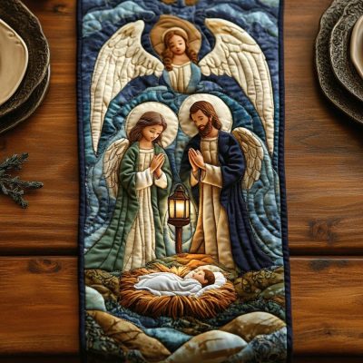 The Son Is God Quilted Table Runner