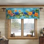 Tidepool Harmony Quilted Valance