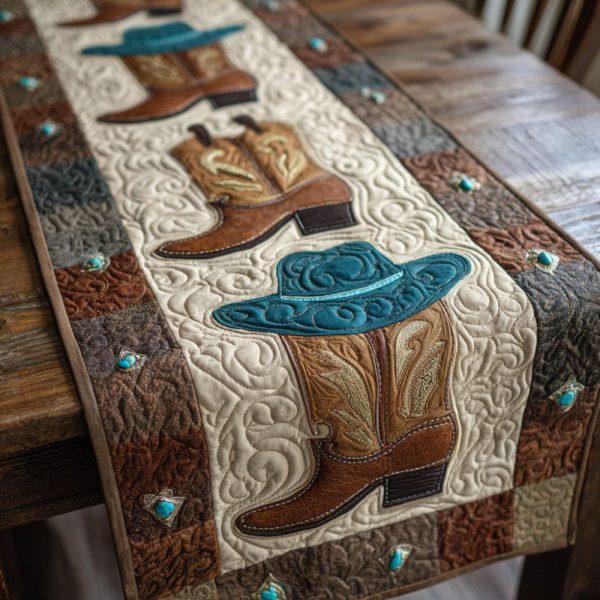 Timber West Quilted Table Runner