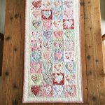 Timeless Heart Quilted Table Runner