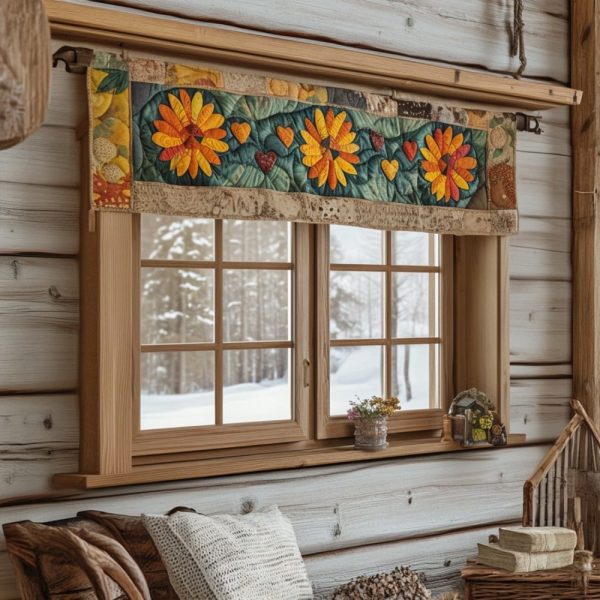 Timeless Love Valance Quilted Valance