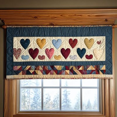 Timeless Patchwork Quilted Valance