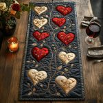 Timeless Romance Quilted Table Runner