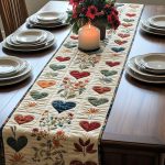 Timeless Romance Quilted Table Runner