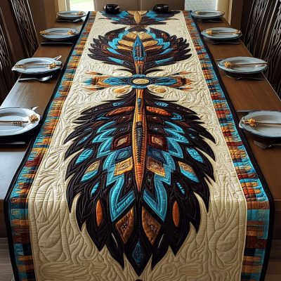 Totem Essence Quilted Table Runner