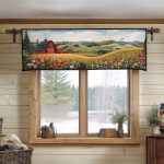 Tranquil Countryside Quilted Valance