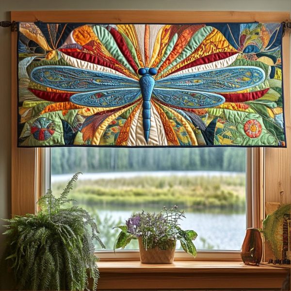 Tranquil Trails Quilted Valance