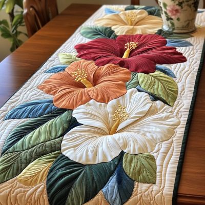 Tropic Touch Quilted Table Runner