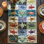 Turle Odyssey Quilted Table Runner