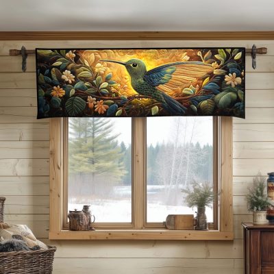 Twilight Flutter Quilted Valance