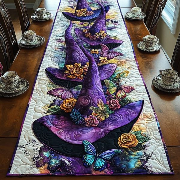 Twilight Garden Quilted Table Runner
