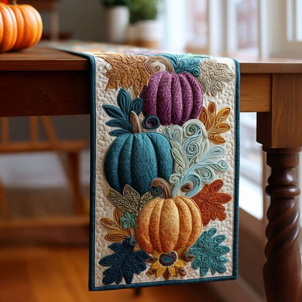 Twilight Harvest Quilted Table Runner