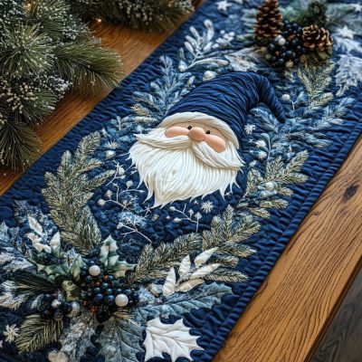 Twinkle Frost Quilted Table Runner