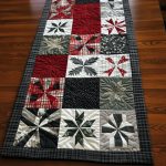 Twinkling Christmas Lights Quilted Table Runner