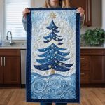 Twinkling Tree Quilted Table Runner