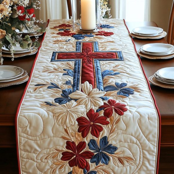 United In Christ Quilted Table Runner